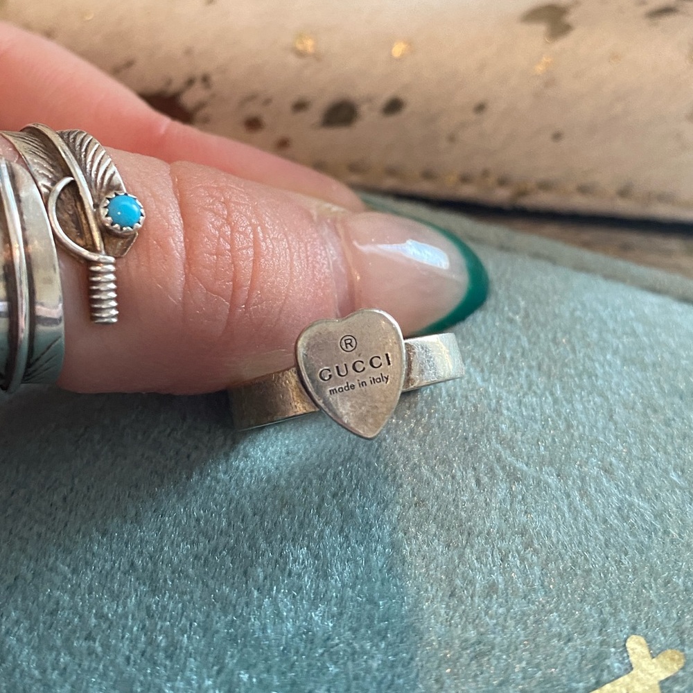 Gucci Heart Ring Size 6